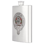 クランカメロンクレスト&タータンチェック フラスク (左)