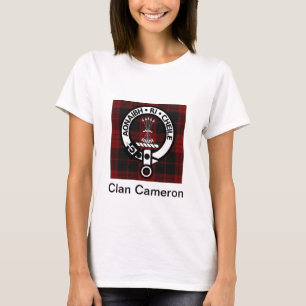 クランカメロンクレスト&タータンチェック Tシャツ