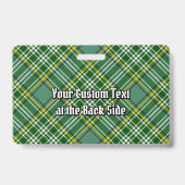 クランカリータータンチェック バッジ (裏面)