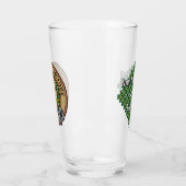 クランカリーライオンクレストオーバータータンチェック タンブラーグラス (左)