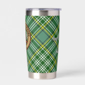 クランカリーロスタークレストオーバータータンチェック 保温保冷タンブラー (左面)