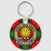 クランカークレストオーバータータンチェック キーホルダー (正面)