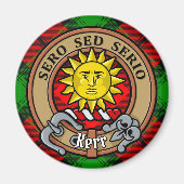 クランカークレストオーバータータンチェック マグネット (正面)