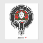 クランカークレスト&タータンチェックステッカー シール (シート)