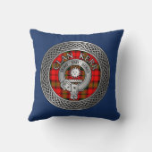 クランカークレスト&タータンチェックノット クッション (裏面)