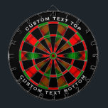 クランカータータンチェック ダーツボード<br><div class="desc">色とクラン伝統的カーモダンタータンチェック。シームレスなパターン。外輪カスタムの2つの文字領域。</div>