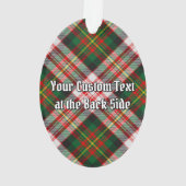 クランカーネギークレストオーバードレスタータンチェック オーナメント (裏面)
