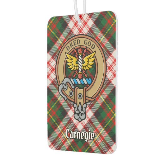 クランカーネギークレストオーバードレスタータンチェック カーエアーフレッシュナー (左)