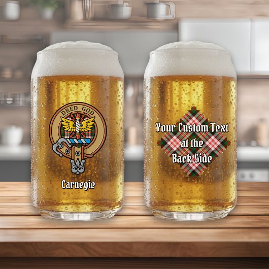 クランカーネギークレストオーバードレスタータンチェック ガラス缶