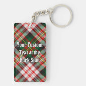 クランカーネギークレストオーバードレスタータンチェック キーホルダー (裏面)