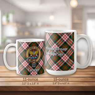 クランカーネギークレストオーバードレスタータンチェック コーヒーマグカップ