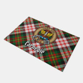 クランカーネギークレストオーバードレスタータンチェック ドアマット (アングル)