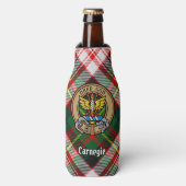 クランカーネギークレストオーバードレスタータンチェック ボトルクーラー (ボトル正面)
