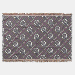 クランカーネギークレストタータンチェック スローブランケット