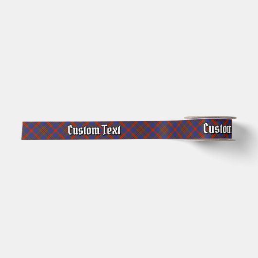 クランカーネギータータンチェック サテンリボン (正面)
