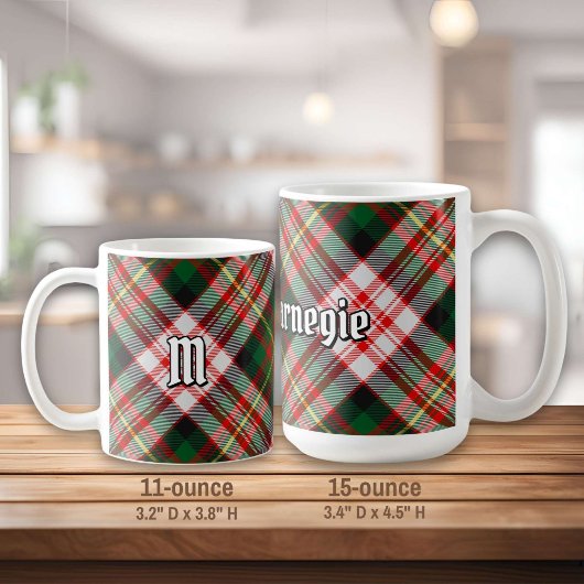 クランカーネギードレスタータンチェック コーヒーマグカップ