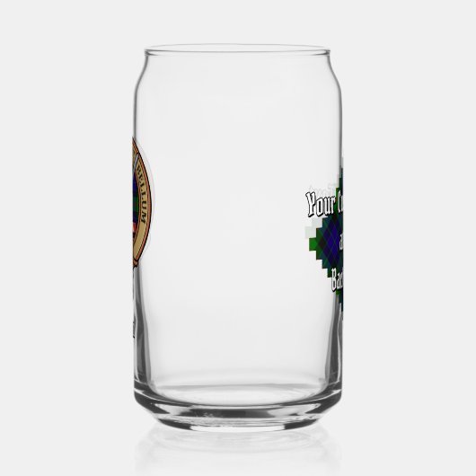 クランガンクレストオーバータータンチェック ガラス缶 (左)