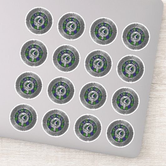 クランガンクレスト&タータンチェックノットシール シール (詳細)