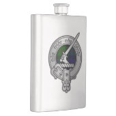 クランガンクレスト&タータンチェック – オールドノース フラスク (右)