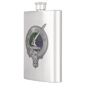 クランガンクレスト&タータンチェック – オールドノース フラスク (左)