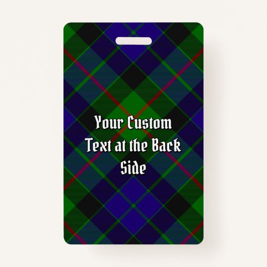 クランガンタータンチェックバッジ バッジ (裏面)