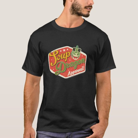 クランガーズのスープにドラゴンも大絶賛!レトロ Tシャツ (正面)
