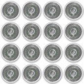 クランキャンベルクレスト&タータンチェックノットシール シール (正面)