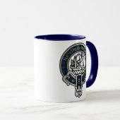 クランキャンベルクレスト&タータンチェック マグカップ (正面右)