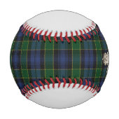 クランキャンベルクレスト&ブレッドバーンタータンチェック 野球ボール (正面)