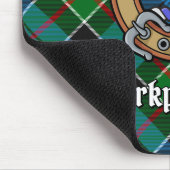 クランキルクパトリックのクレストオーバータータンチェック マウスパッド (コーナー)