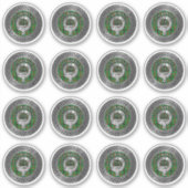 クランキンニアクレスト&タータンチェックノット シール (正面)