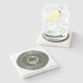 クランキンニアクレスト&タータンチェックノット ストーンコースター (横)