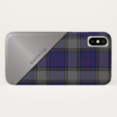 クランキンネードタータンチェックプレイドiPhone Xケース Case-Mate iPhoneケース (裏面(横))