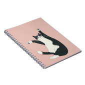 クランキーキャットダンスプリント | キャッおもしろいト予測できな・アート ノートブック (右側)