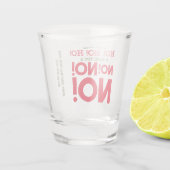 クランキークリスマスショット – いいえ!ダメだ!ダメだ! ショットグラス (裏面)