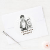 クランキーコートニーステッカー ラウンドシール (封筒)