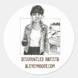 クランキーコートニーステッカー ラウンドシール