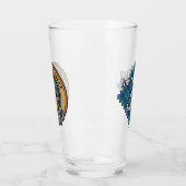 クランキースクレストオーバータータンチェック タンブラーグラス (左)