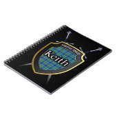 クランキースタータンチェックシールド&ソード ノートブック (左側)