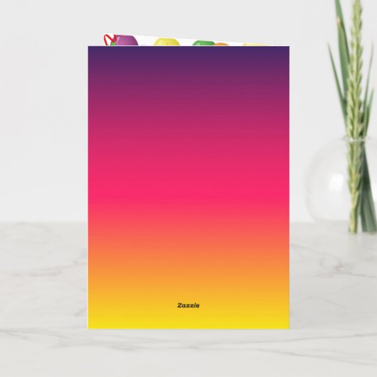 クランキーピグ誕生日が過大評価おもしろい誕生日 カード (裏面)