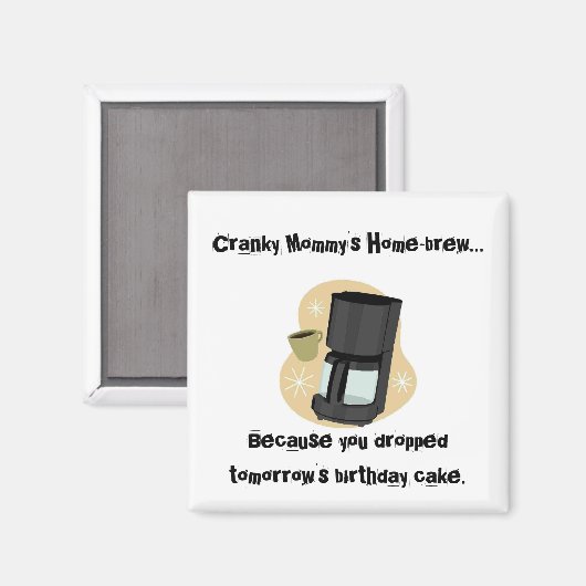 クランキーモーミーの自家製マグネット マグネット (正面/裏面)