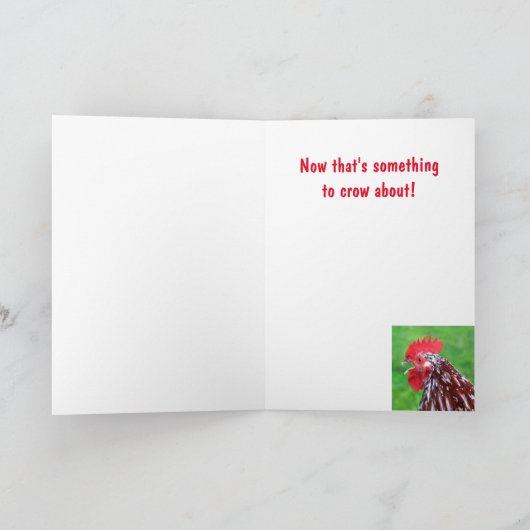 クランキールースター誕生日カード カード (内部)