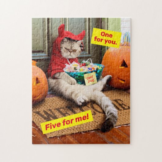 クランキー·デビル·キャット ジグソーパズル (縦)