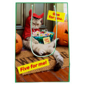 クランキー·デビル·キャット ミディアムペーパーバッグ (裏面)