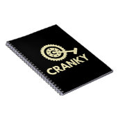 クランキー/自転車/サイクリスト ノートブック (右側)
