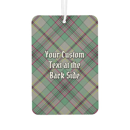 クランクレイグクレストオーバータータンチェック カーエアーフレッシュナー (裏面)