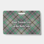 クランクレイグタータンチェックバッジ バッジ (裏面)