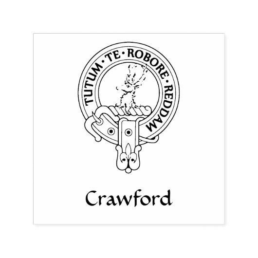 クランクロフォードクレスト セルフインキングスタンプ (デザイン)