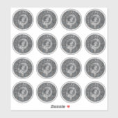 クラングラッドストーンクレスト&タータンチェック シール (シート)