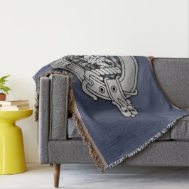 クラングラッドストーンクレスト&タータンチェック スローブランケット